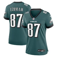 Women's Nike C.J. Uzomah Midnight Green Philadelphia Eagles Team Game Jersey