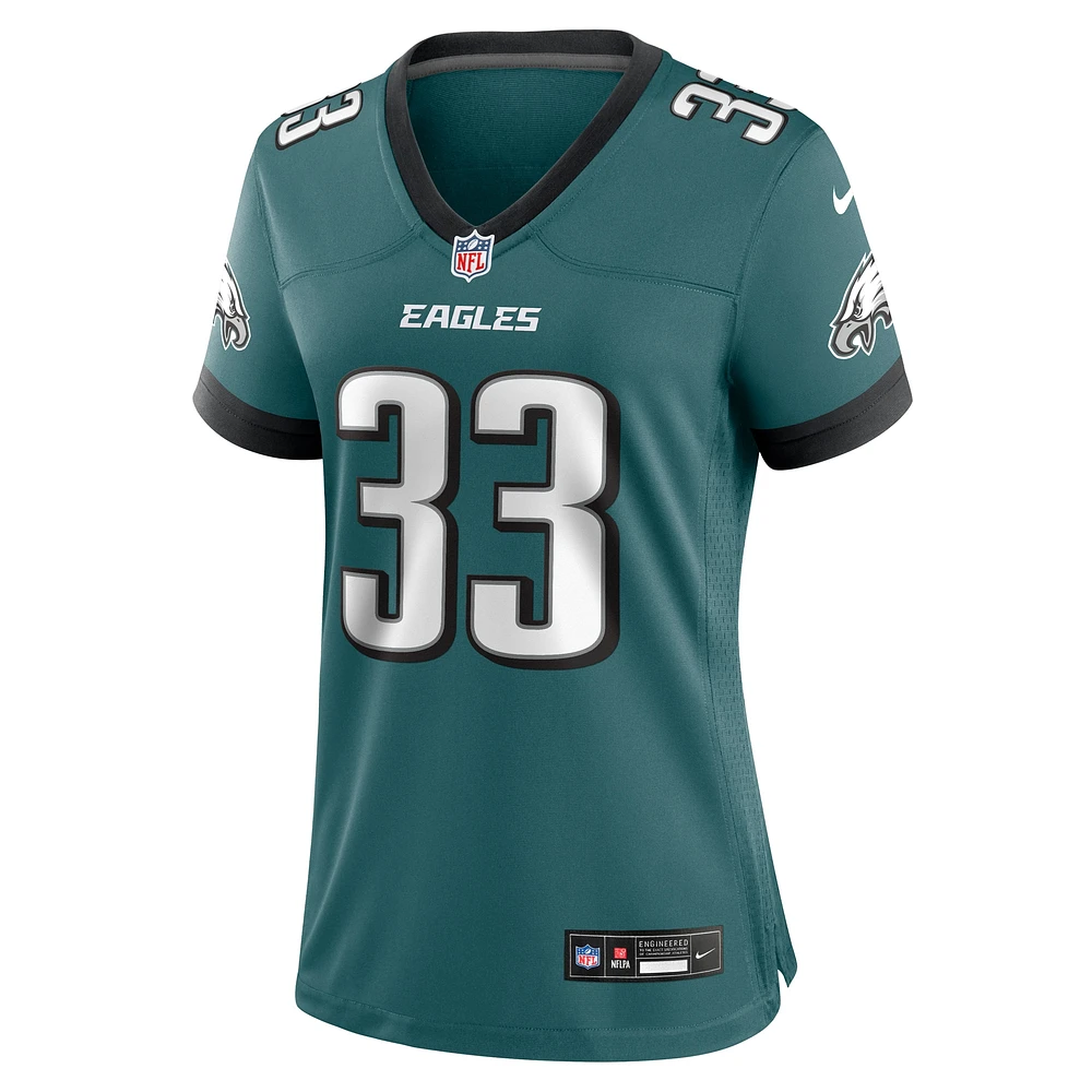 Maillot de match Nike Cooper DeJean Midnight Green Philadelphia Eagles pour femme