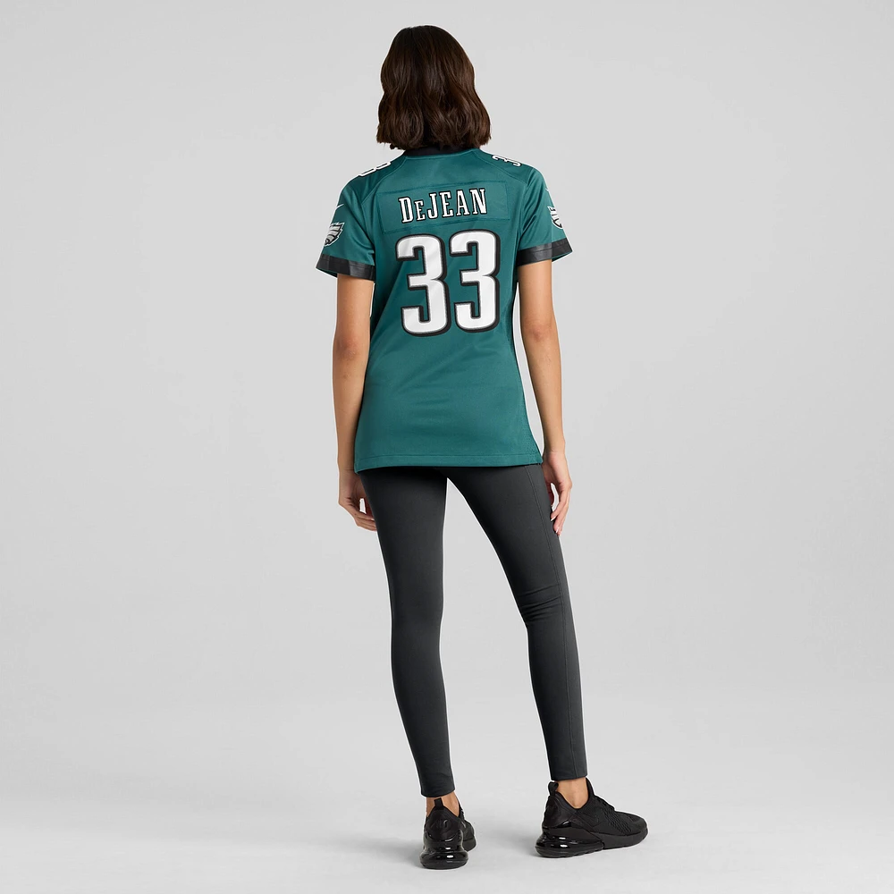 Maillot de match Nike Cooper DeJean Midnight Green Philadelphia Eagles pour femme