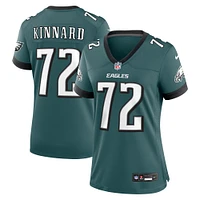 Women's Nike Darian Kinnard Midnight Green Philadelphia Eagles Team Game Jersey