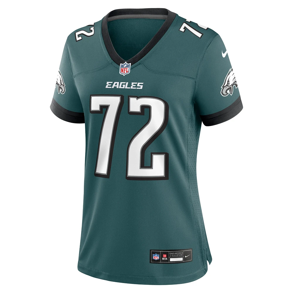 Women's Nike Darian Kinnard Midnight Green Philadelphia Eagles Team Game Jersey