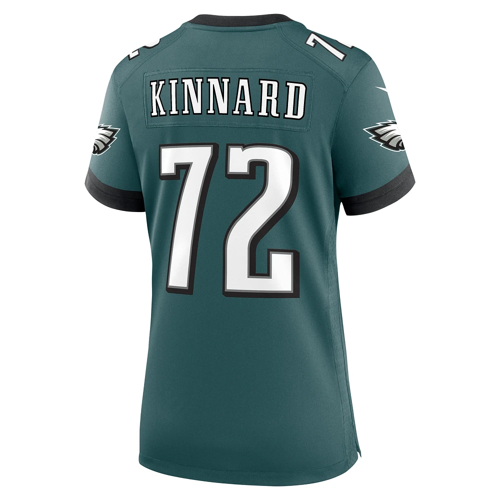 Women's Nike Darian Kinnard Midnight Green Philadelphia Eagles Team Game Jersey