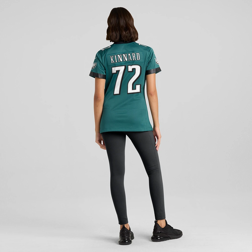 Women's Nike Darian Kinnard Midnight Green Philadelphia Eagles Team Game Jersey