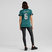 Maillot de match l'équipe Nike DeVonta Smith pour femme, vert minuit, des Eagles Philadelphie