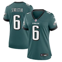 Maillot de match l'équipe Nike DeVonta Smith pour femme, vert minuit, des Eagles Philadelphie