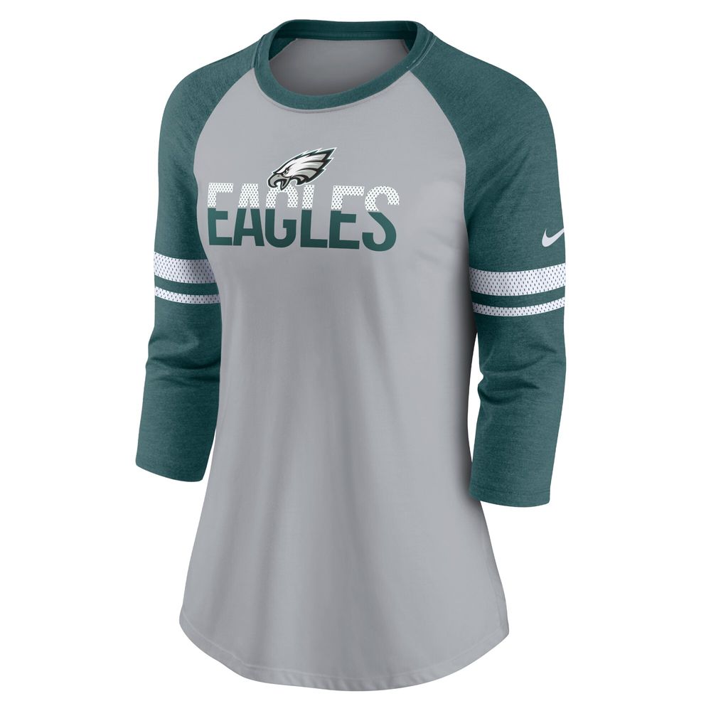 Nike Fashion (NFL Philadelphia Eagles) Women's 3/4-Sleeve T-Shirt.