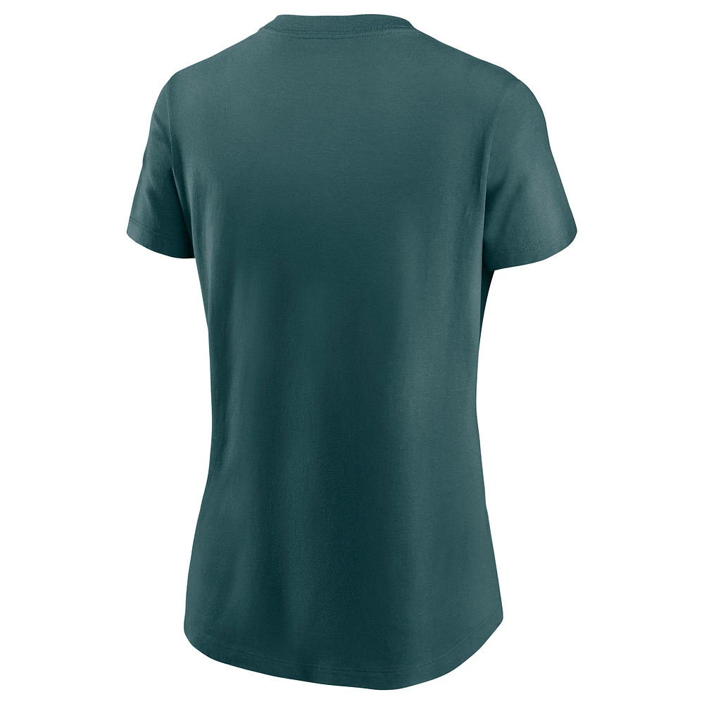 Women's Nike  Green Philadelphia Eagles Super Bowl LIX Champions Parade T-Shirt