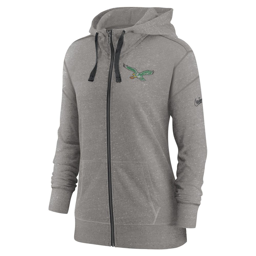 Lids Philadelphia Eagles Nike Women's Gym Vintage Full-Zip Hoodie