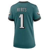 Women's Nike Jalen Hurts Midnight Green Philadelphia Eagles Super Bowl LIX Game Player Jersey