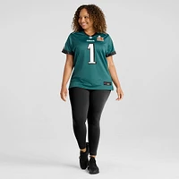 Women's Nike Jalen Hurts Midnight Green Philadelphia Eagles Super Bowl LIX Game Player Jersey