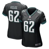 Men's Nike Jason Kelce Black Philadelphia Eagles Game Jersey