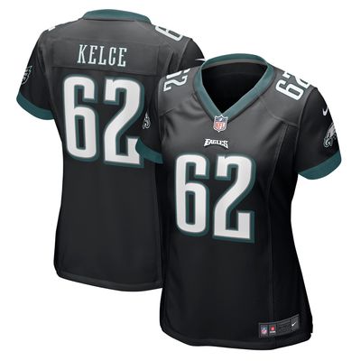 Women's Nike Jason Kelce Black Philadelphia Eagles Player Game Jersey