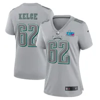 Youth Nike Jason Kelce Gray Philadelphia Eagles Super Bowl LVII