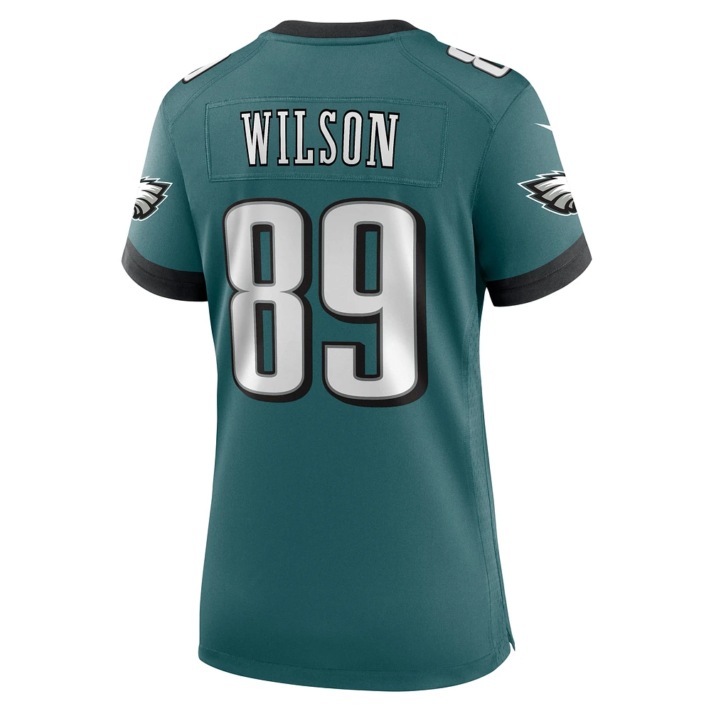 Women's Nike Johnny Wilson Midnight Green Philadelphia Eagles Team Game Jersey