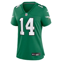 Maillot de match alternatif des Eagles Philadelphie pour femme Nike Kenneth Gainwell Kelly vert