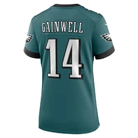 Maillot de match Nike Kenneth Gainwell Midnight Green Philadelphia Eagles pour femme