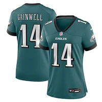 Maillot de match Nike Kenneth Gainwell Midnight Green Philadelphia Eagles pour femme