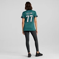 Maillot de match Nike Mekhi Becton Midnight Green pour femme des Philadelphia Eagles