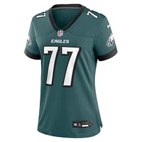 Maillot de match Nike Mekhi Becton Sr. Midnight Green Philadelphia Eagles pour femme