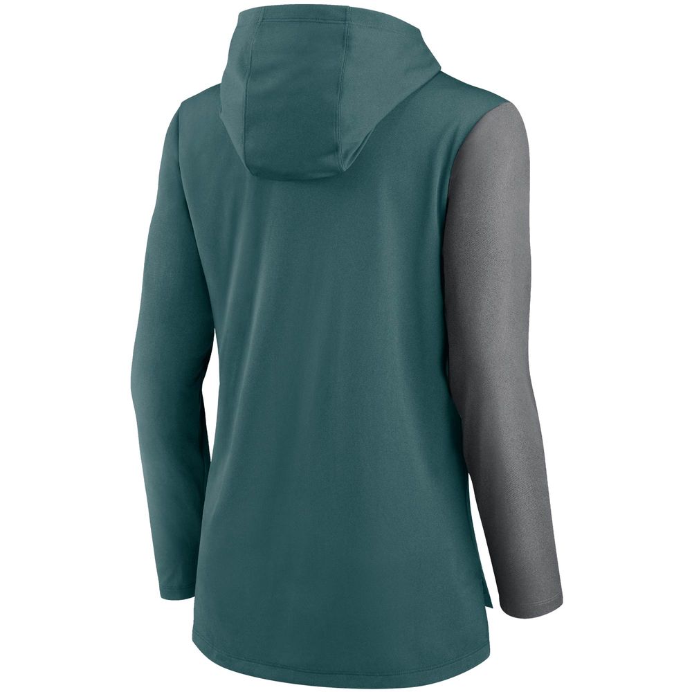 Philadelphia Eagles Nike Women's Chevron Hoodie Performance Long