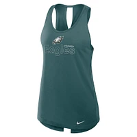 Women's Nike Midnight Green Philadelphia Eagles  Crossback Performance Tank Top