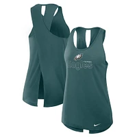 Women's Nike Midnight Green Philadelphia Eagles  Crossback Performance Tank Top