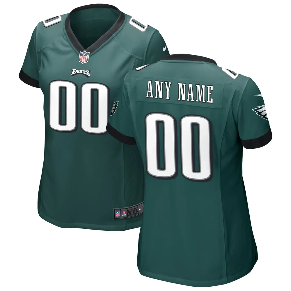 Youth Nike Midnight Green Philadelphia Eagles Custom Game Jersey Size: Large