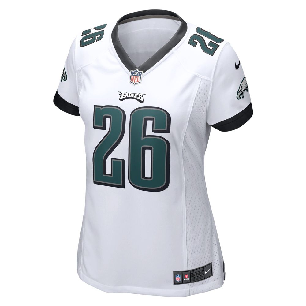 Nike Women's Nike Miles Sanders White Philadelphia Eagles Game Jersey