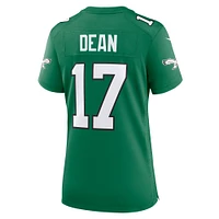 Women's Nike Nakobe Dean Kelly Green Philadelphia Eagles Alternate Game Jersey