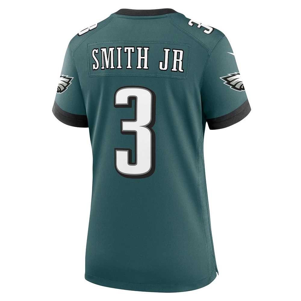 Maillot de match l'équipe Nike Nolan Smith vert minuit pour femme des Eagles Philadelphie