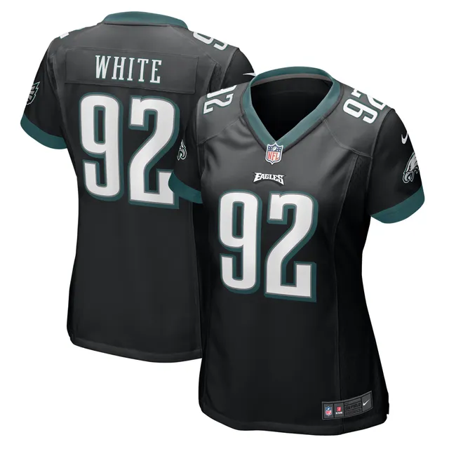 Reggie White Philadelphia Eagles Youth Black Name & Number Logo T