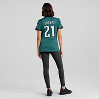 Maillot de match l'équipe des Philadelphia Eagles Nike Sydney Brown Midnight Green pour femme