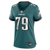 Maillot de match Nike Trevor Keegan Midnight Green pour femme des Philadelphia Eagles