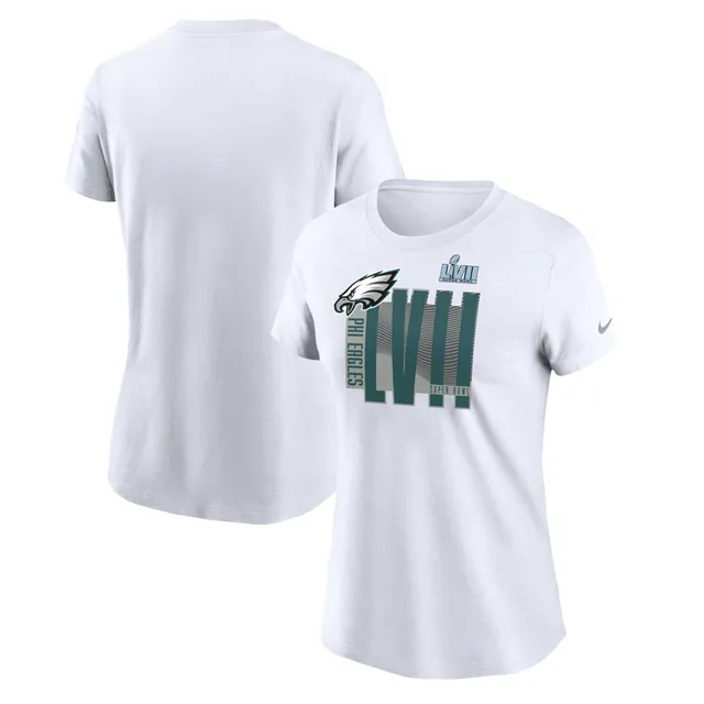 Lids Philadelphia Eagles Nike Women's Super Bowl LVII T-Shirt - White