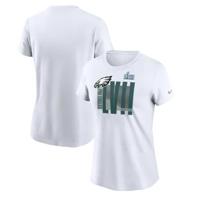 Lids Philadelphia Eagles Nike Women's Slant Logo Tri-Blend V-Neck