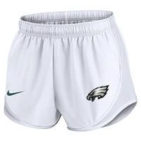 Women's Nike White Philadelphia Eagles Tempo Shorts