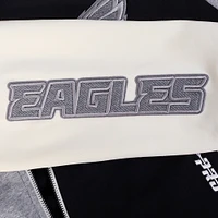 Sweat à capuche zippé en French Terry Reverse Colorblock Pro Standard gris pour femme des Philadelphia Eagles