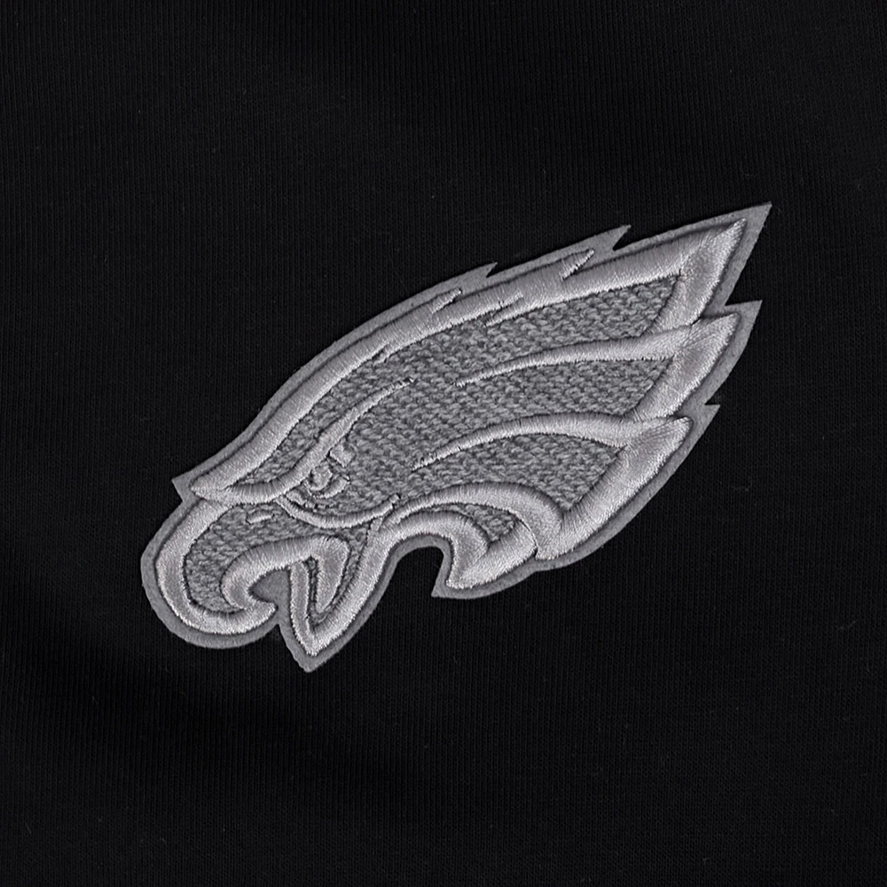 Sweat à capuche zippé en French Terry Reverse Colorblock Pro Standard gris pour femme des Philadelphia Eagles