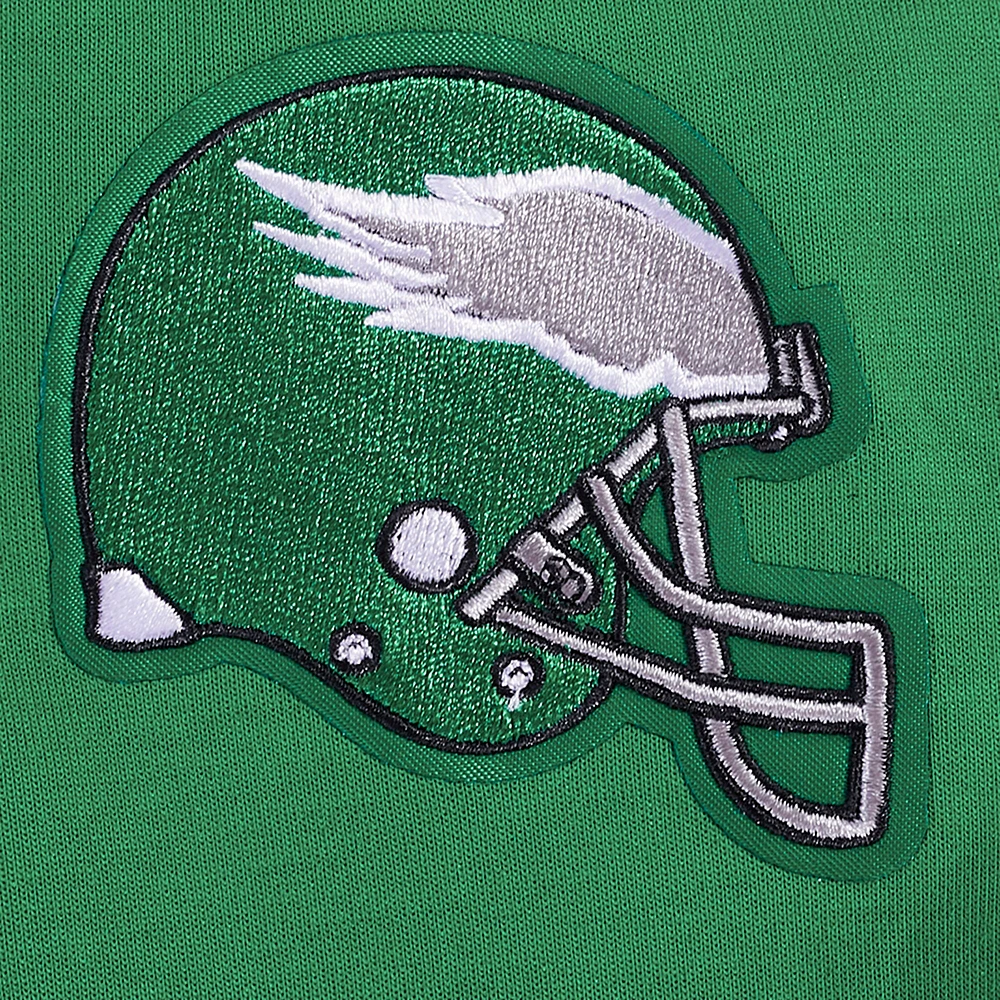 Sweat à capuche zippé avec logo Split Pro Standard Kelly Green pour femme des Philadelphia Eagles