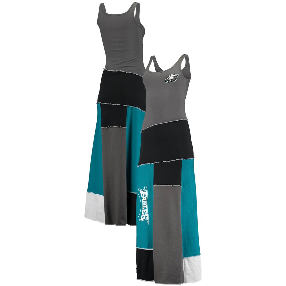 Refried Apparel Women's Refried Apparel Gray Philadelphia Eagles Tri-Blend  Sleeveless Maxi Dress