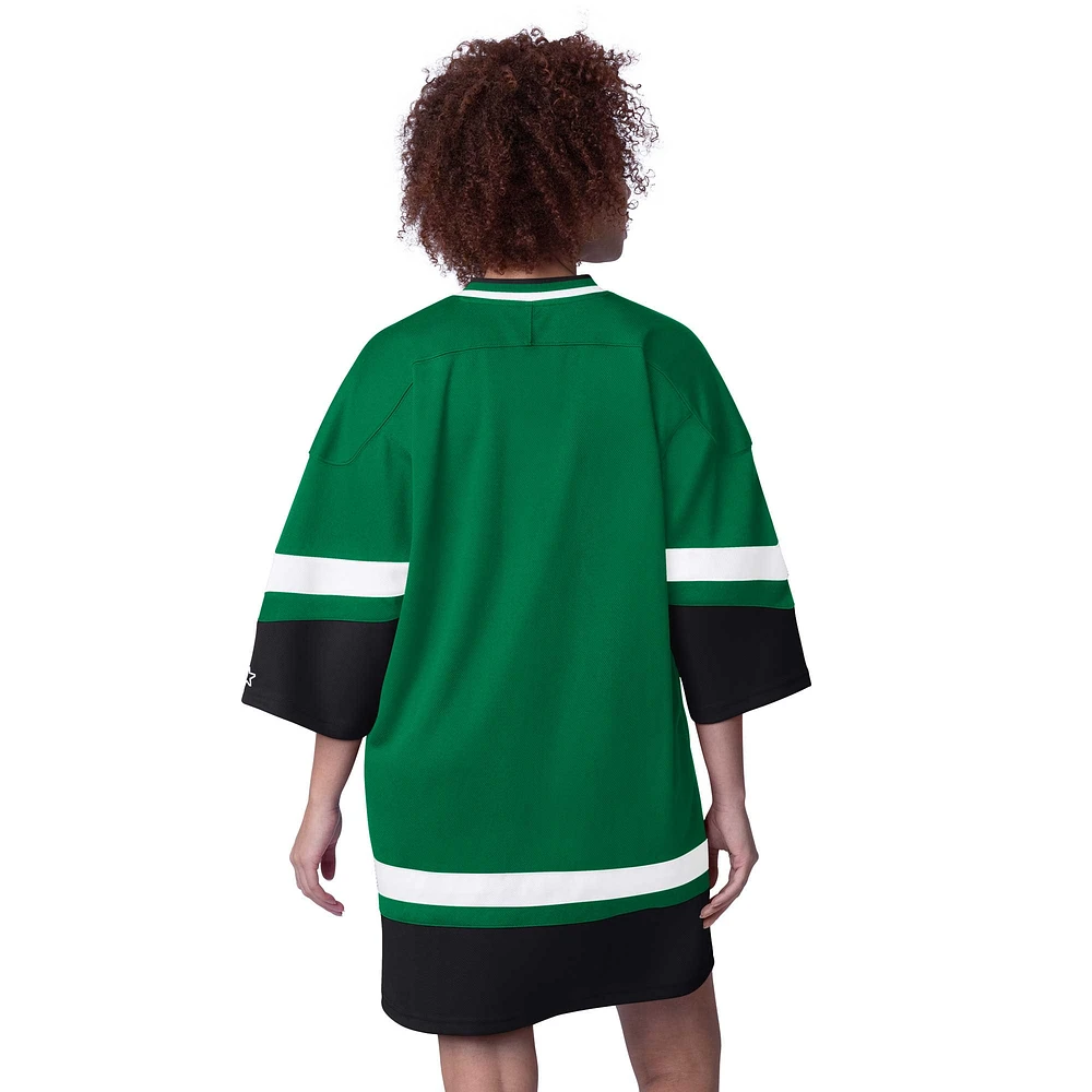 Women's Starter Kelly Green Philadelphia Eagles Slap Shot 3/4 Sleeve Sneaker Dress