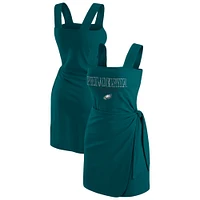 Women's WEAR by Erin Andrews  Midnight Green Philadelphia Eagles Wrap Dress