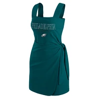 Women's WEAR by Erin Andrews  Midnight Green Philadelphia Eagles Wrap Dress