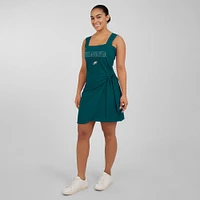 Women's WEAR by Erin Andrews  Midnight Green Philadelphia Eagles Wrap Dress