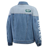 Women's WEAR by Erin Andrews  Philadelphia Eagles Full-Button Denim Jacket