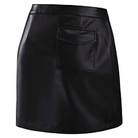 Women's WEAR by Erin Andrews x Gracie Hunt Black Philadelphia Eagles Wrap Skirt