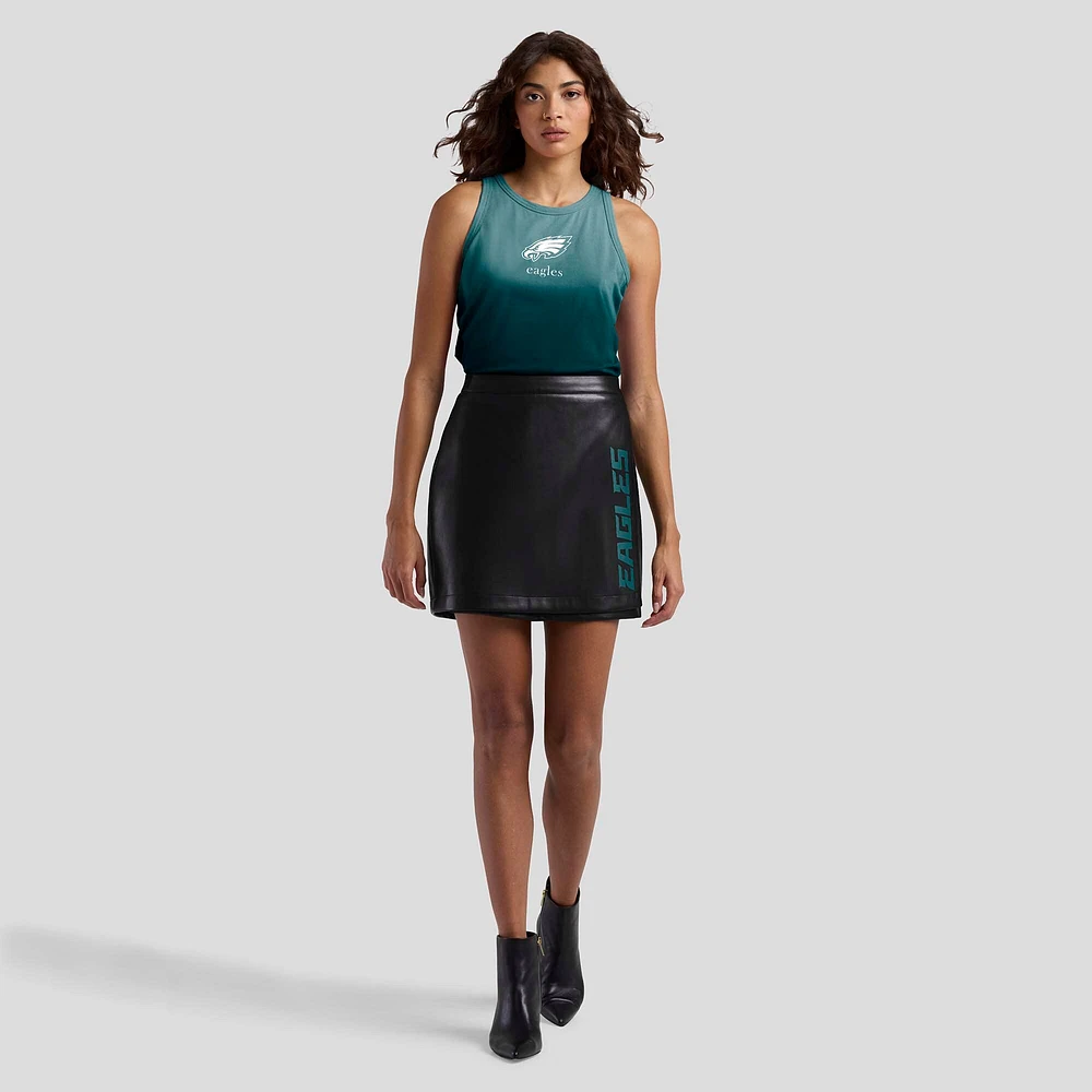 Jupe portefeuille noire Philadelphia Eagles pour femme WEAR by Erin Andrews x Gracie Hunt