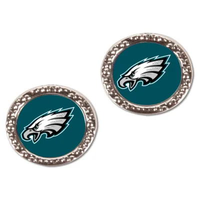 Boucles d'oreilles à tige ronde WinCraft Philadelphia Eagles pour femme