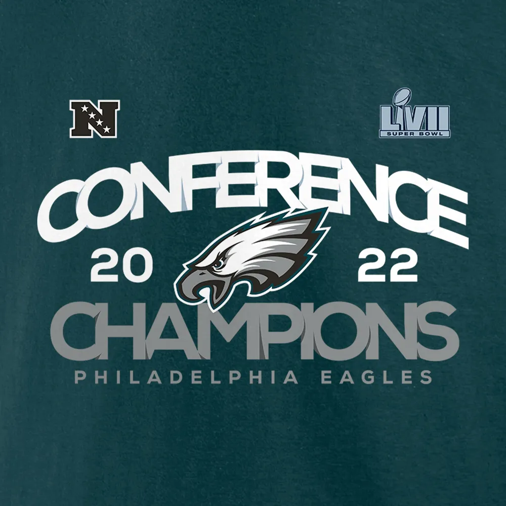 Outerstuff Youth Black Philadelphia Eagles 2022 NFC Champions Shadow  T-Shirt
