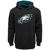 Sweat à capuche noir Philadelphia Eagles Prime pour jeune